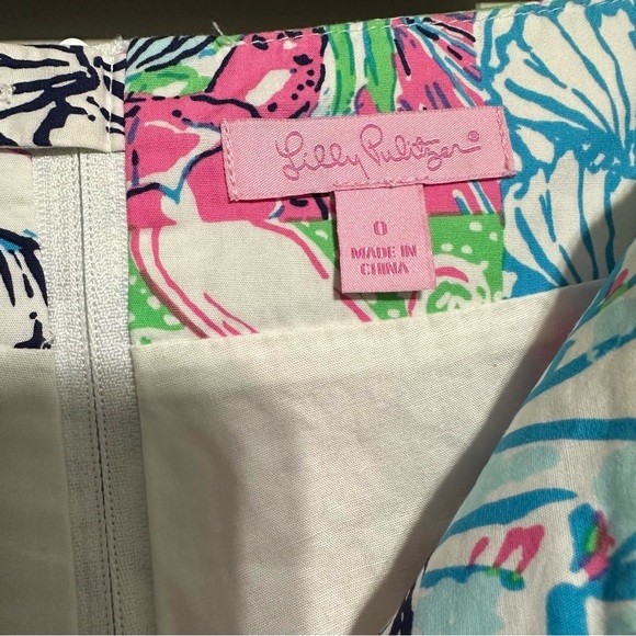 NWOT Lily Pulitzer Marigold Skort Sealife/Ocean themed Size 0 Multicolor - Picture 8 of 10